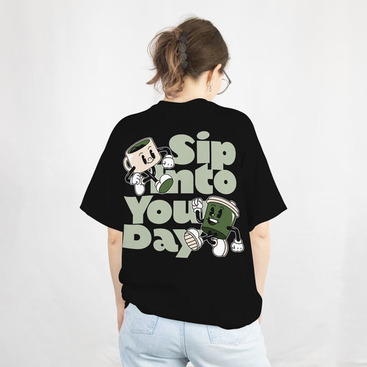 Sip into your Day | Oversized Shirt